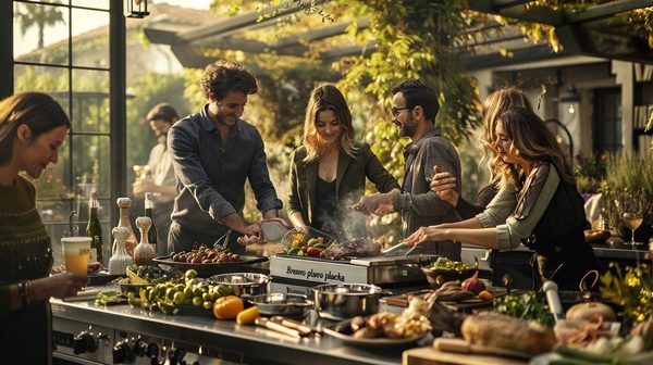 Brasero plancha : cuisine conviviale haute qualité