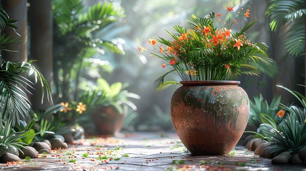 Déco jardin : trouvez le pot de fleurs original