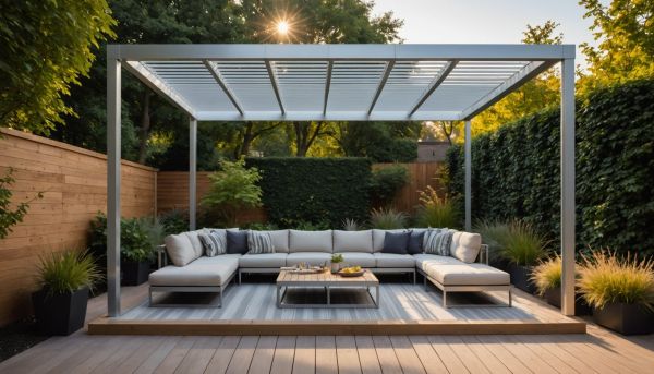 Transformez votre jardin avec une pergola moderne en aluminium